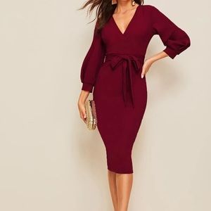 Shein wrap dress